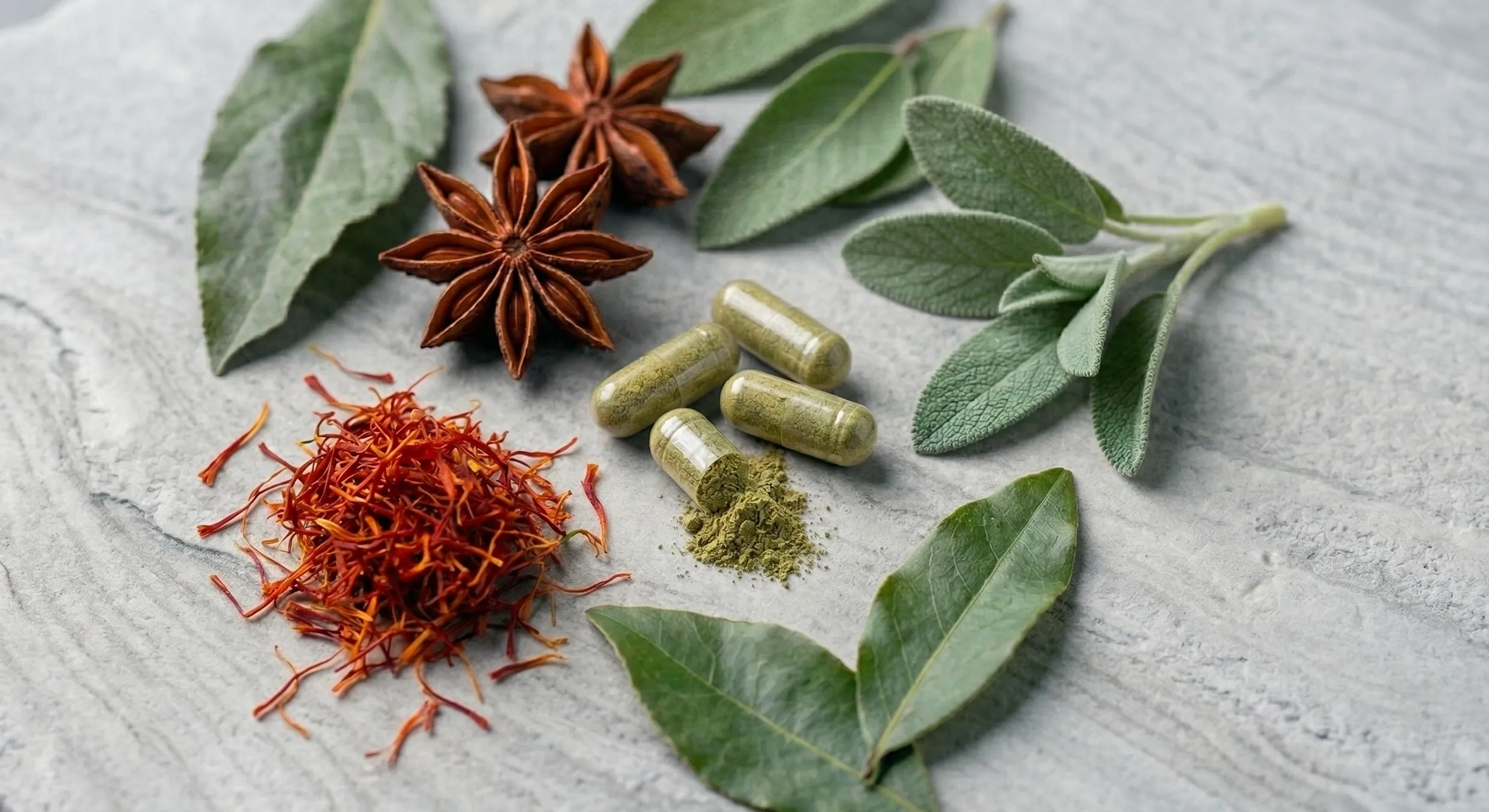 Premium natural ingredients and supplements